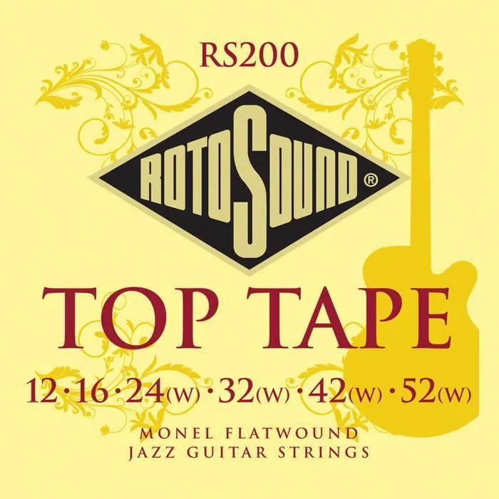 Electric Jazz Top Tape Set 12-52-Strings - Electric Guitar-Muso's Stuff 
