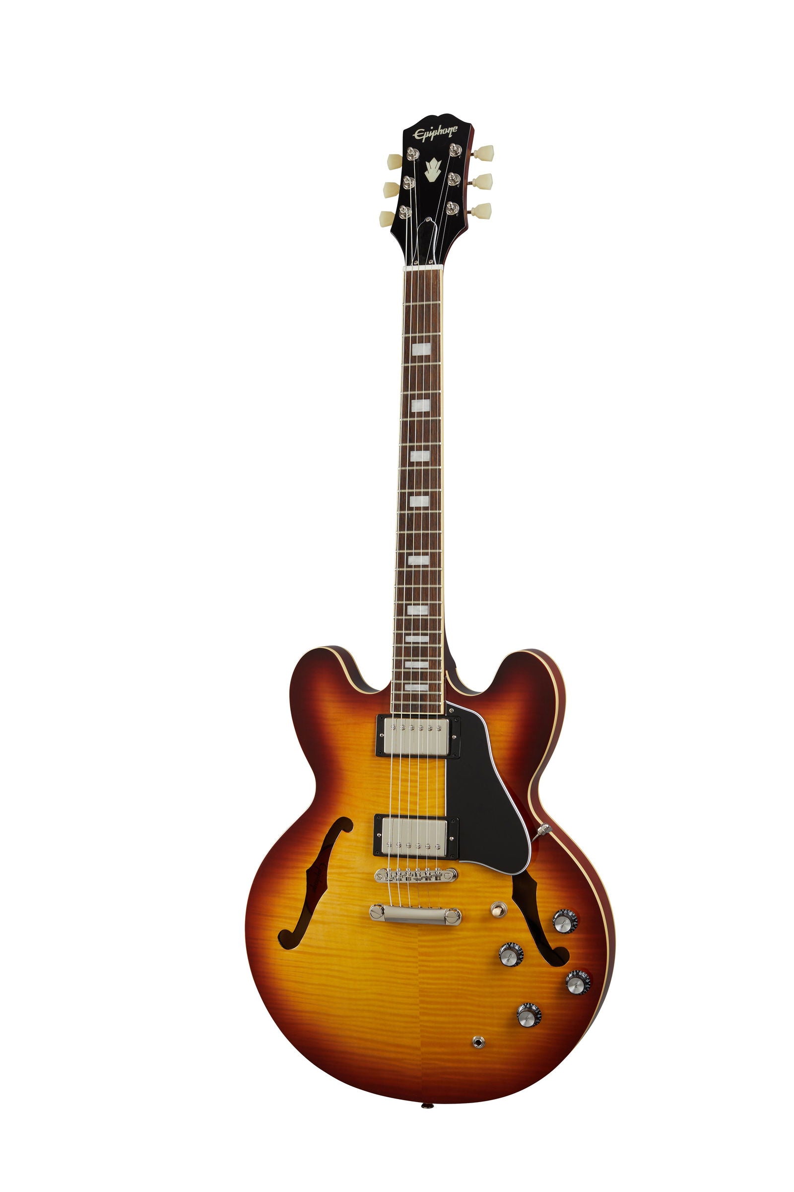 Epiphone ES335 Figured Raspberry Tea Burst--Muso's Stuff 