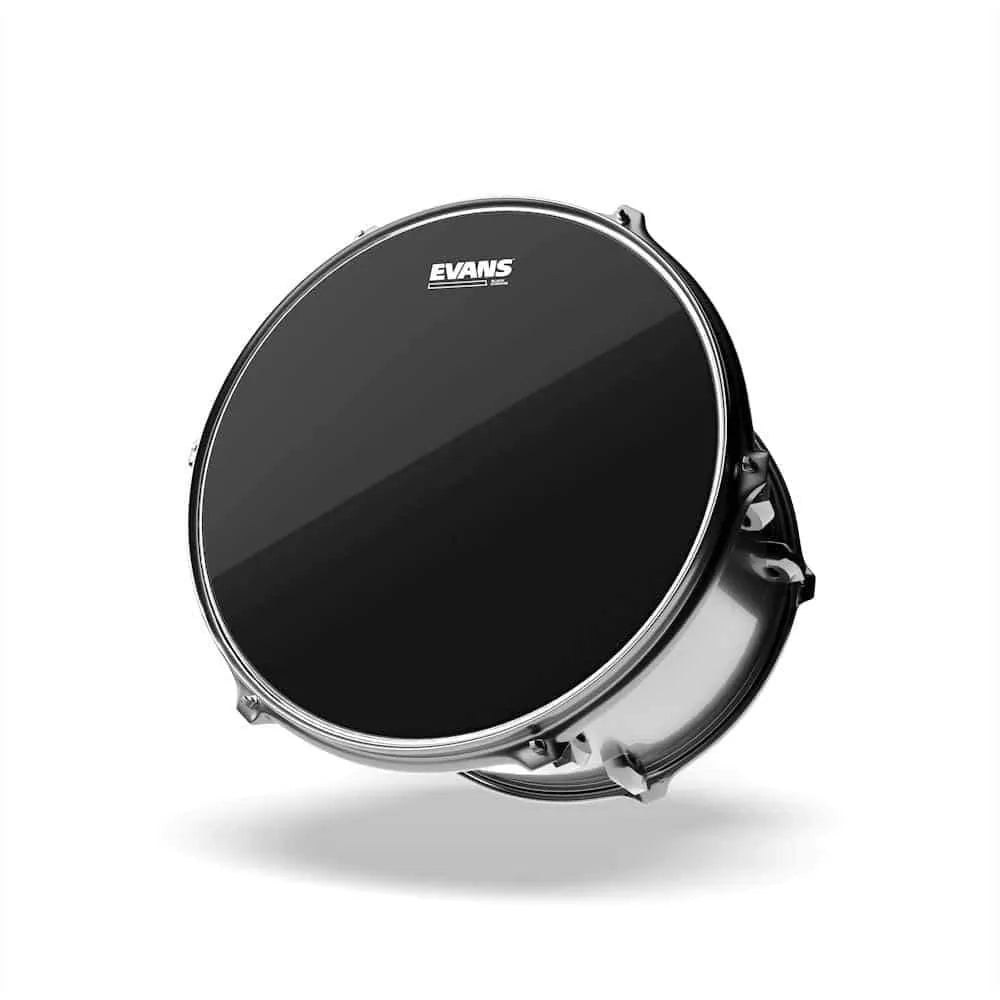 Evans - 16 Inch Tom Tom Head Black Chrome Clear Batter TT1--Muso's Stuff 