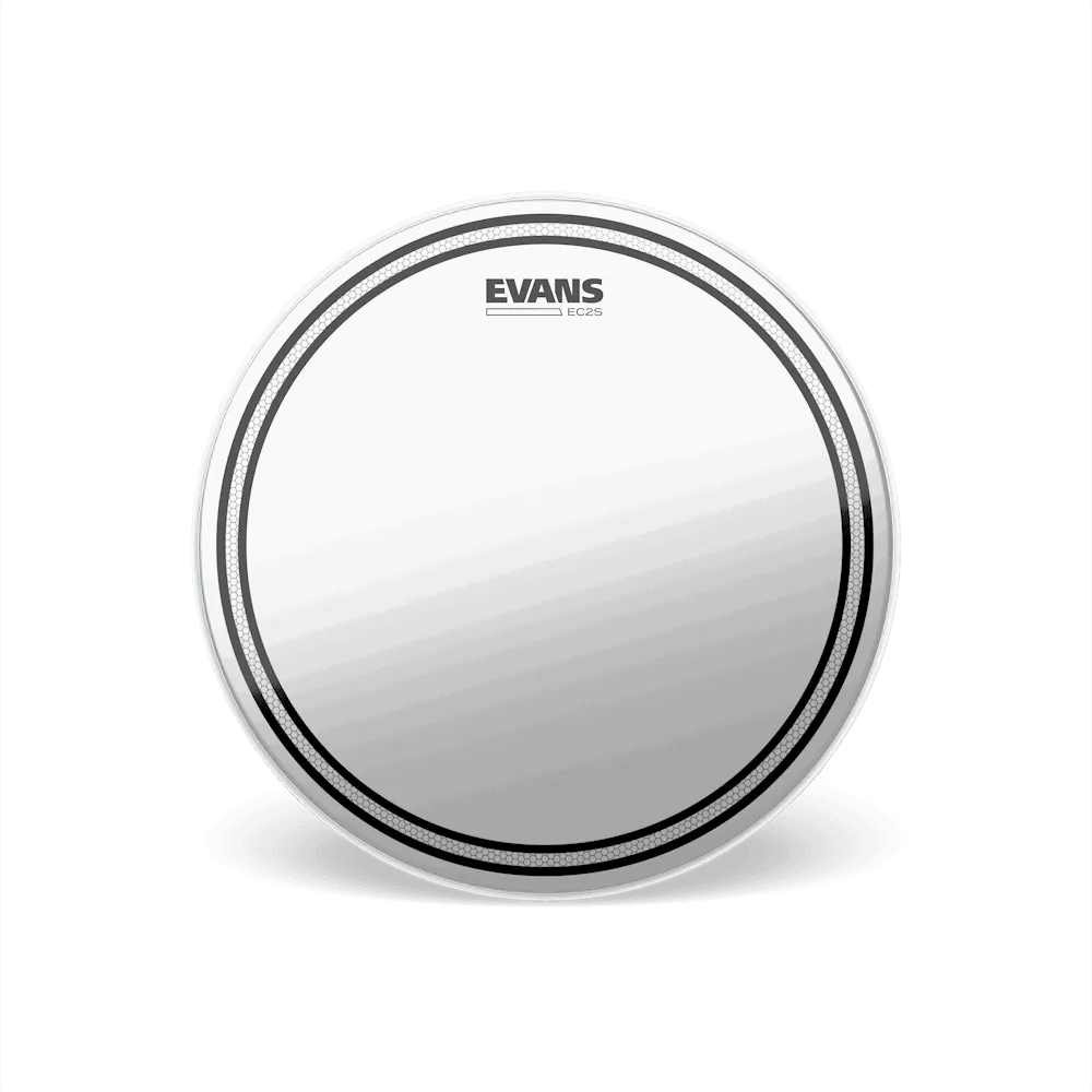 Evans EC2 Clear Drum Head 13 Inch-Drums & Percussion - Drum Heads-Muso's Stuff 