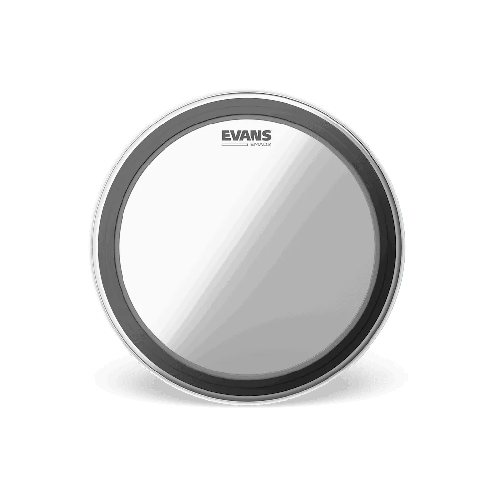 Evans EMAD2 Clear Bass Drum Head 22 Inch-Drums & Percussion - Drum Heads-Muso's Stuff 