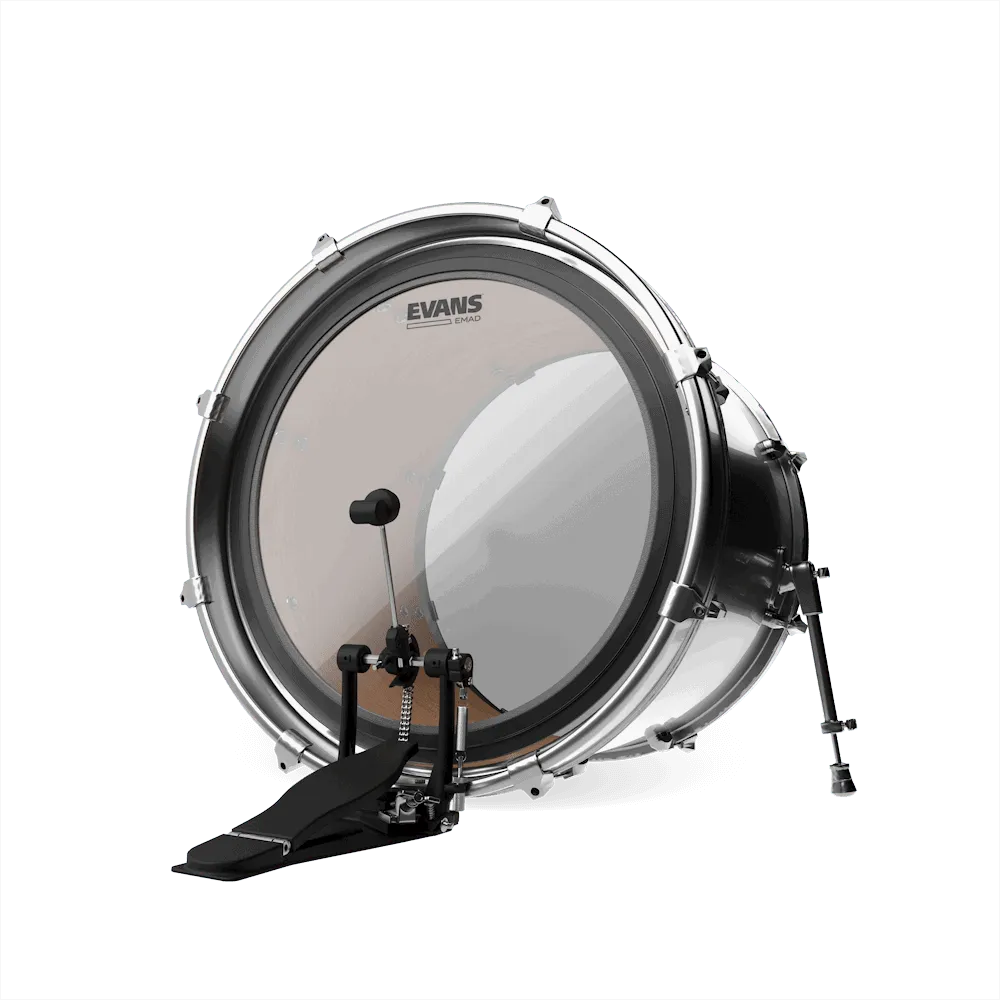 Evans EMAD Coated White Bass Drum Head 20 Inch--Muso's Stuff 