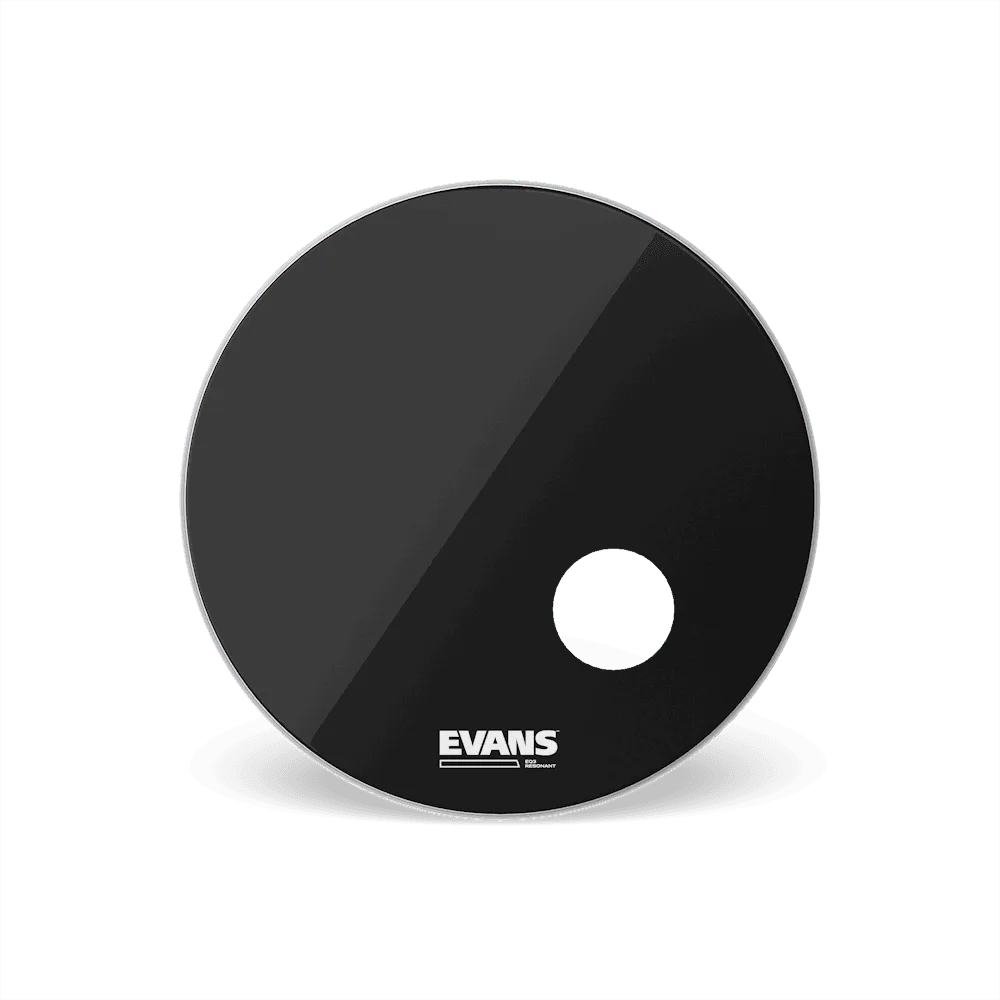Evans EQ3 Resonant Black Bass Drum Head 22 Inch-Drums & Percussion - Drum Heads-Muso's Stuff 