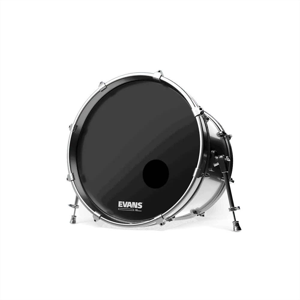 Evans EQ3 Resonant Black Bass Drum Head 22 Inch--Muso's Stuff 