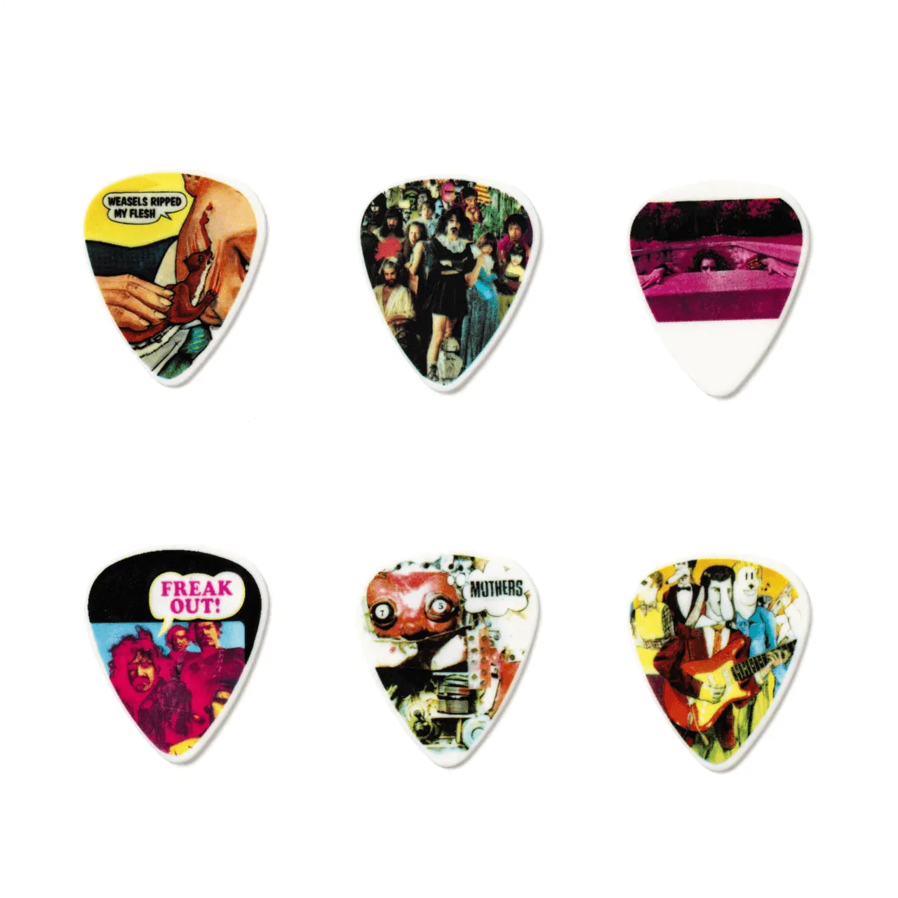 Frank Zappa Pick Tin Yellow Medium--Muso's Stuff 