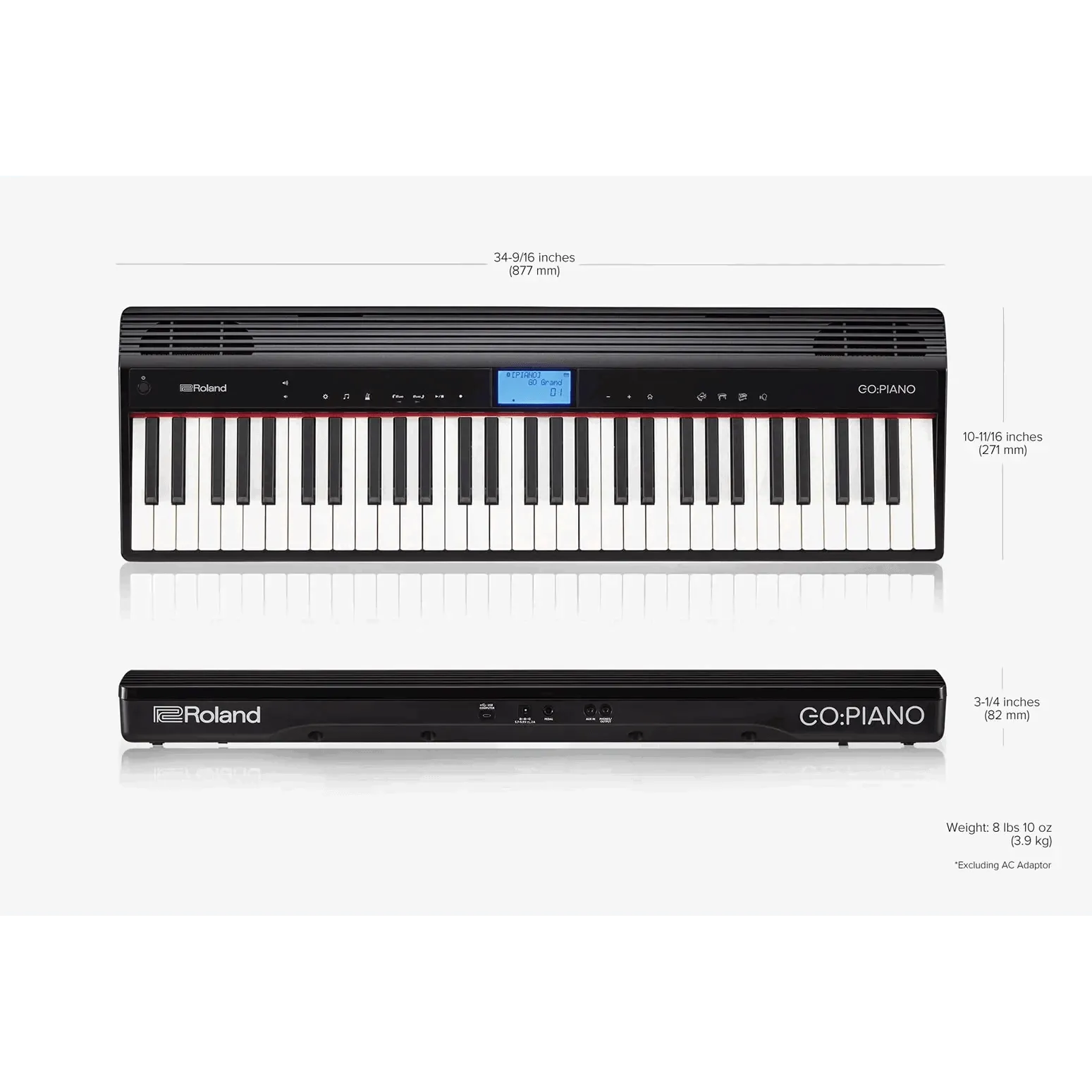 GO Piano Black 61 Key--Muso's Stuff 