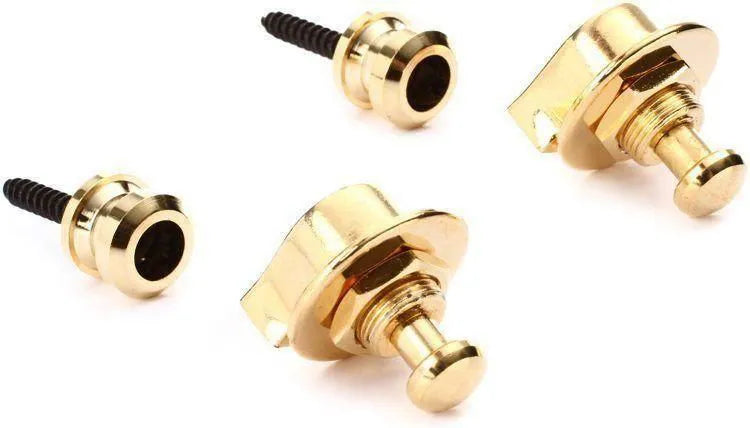 Guitar Strap Locks Quick Release Gold-Guitars - Parts and Accessories-Muso's Stuff 