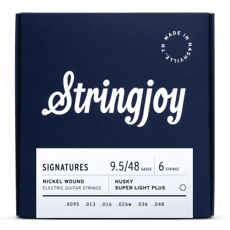Signatures | Husky Super Light Plus Gauge (9.5-48) Nickel Wound Electric Guitar Strings