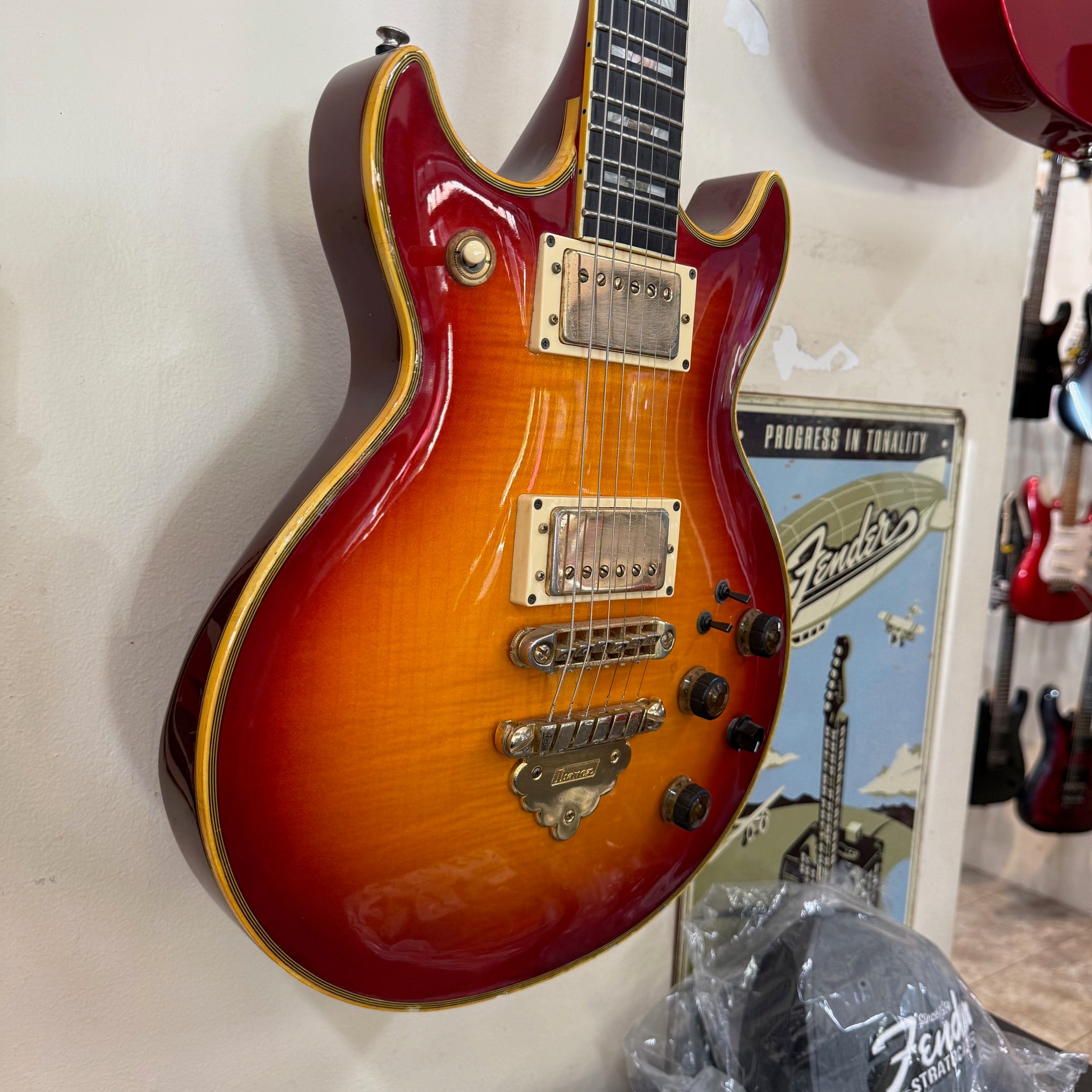 Secondhand 1983 Ibanez Artist AR300 Cherry Sunburst