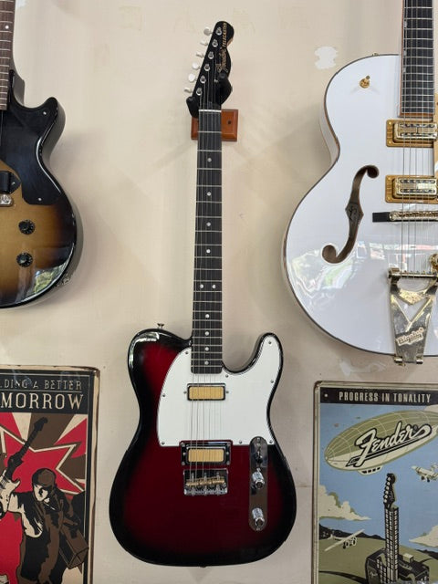 Secondhand Fender Gold Foil Telecaster, Ebony Fingerboard, Candy Apple