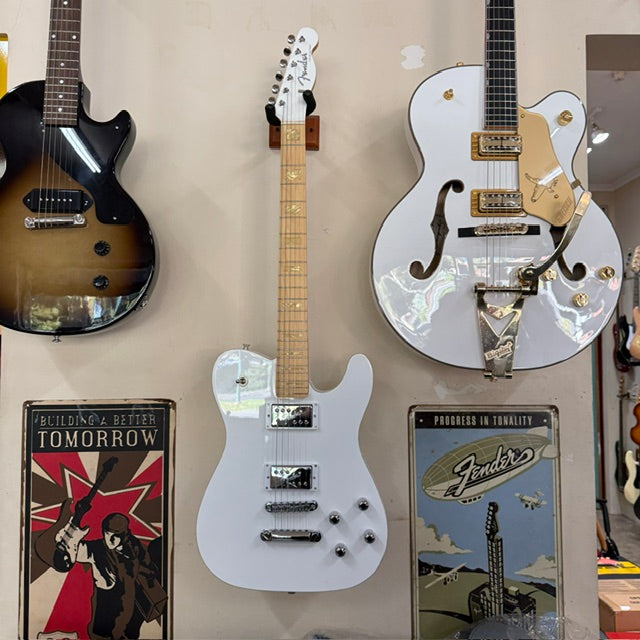 Secondhand Fender Haruna Telecaster Boost Maple Fingerboard (Arctic White)