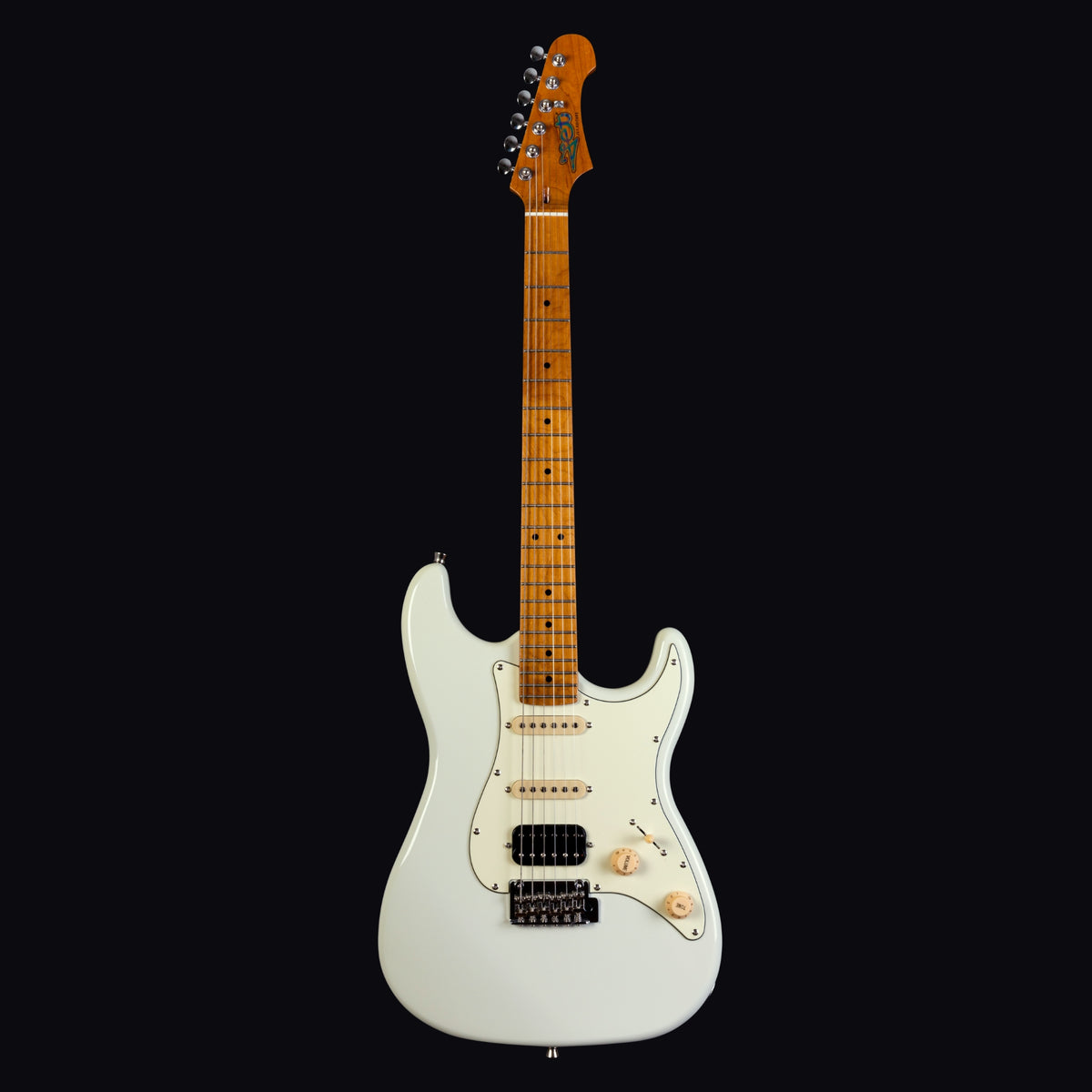 JET Guitars JS-400-OW-HSS Electric Guitar – Olympic White