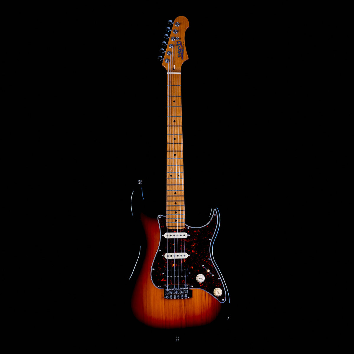 Jet Guitars JET JS-400-SB-HSS Electric Guitar – Sunburst, Basswood Body & Roasted Maple Neck