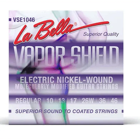 La Bella Electric Set Vapor Shield Light 10-46-Strings - Acoustic Guitar-La Bella-Muso's Stuff 