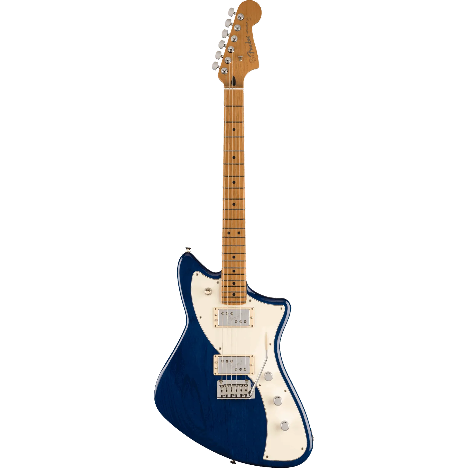 Limited Edition Player Plus Meteora Maple Fingerboard Sapphire Blue Transparent-Guitars - Electric-Fender-Muso's Stuff 
