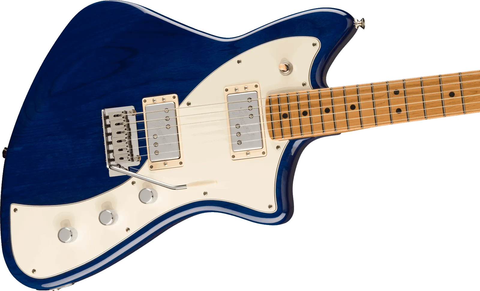 Limited Edition Player Plus Meteora Maple Fingerboard Sapphire Blue Transparent---Muso's Stuff 
