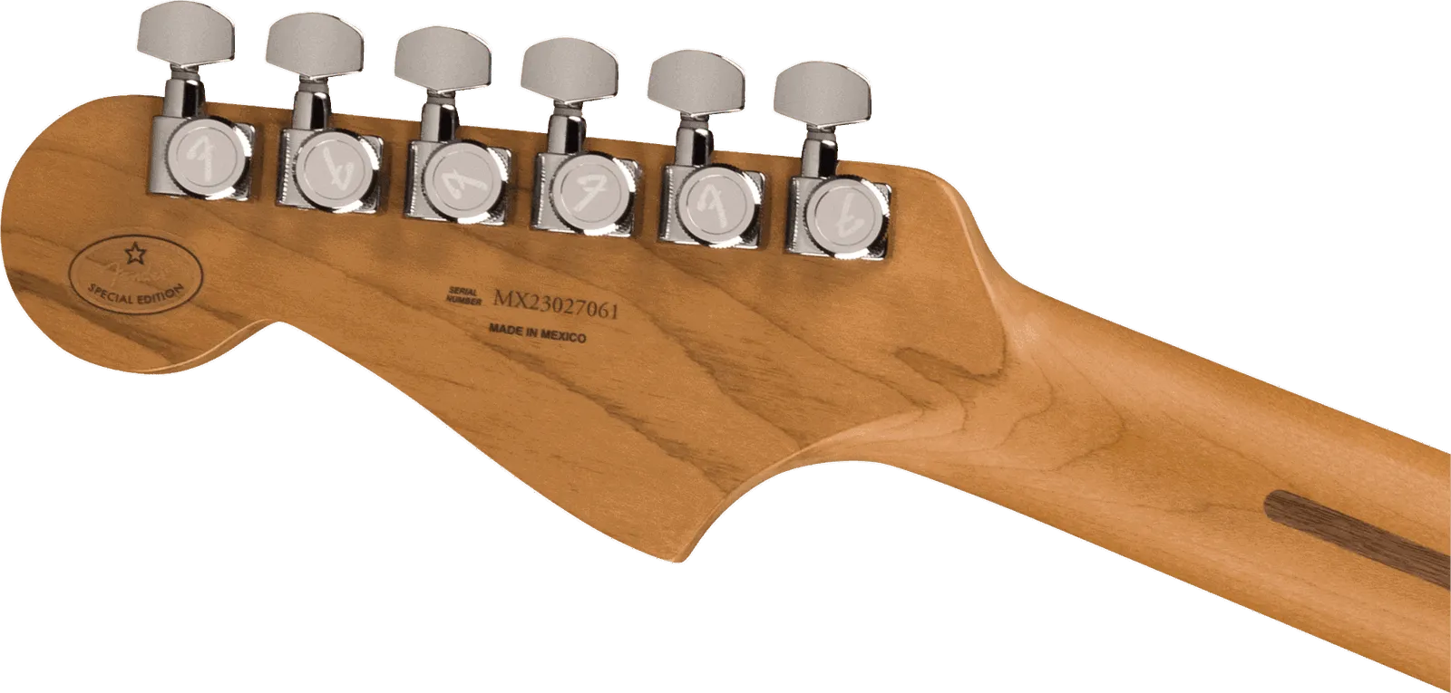 Limited Edition Player Plus Meteora Maple Fingerboard Sapphire Blue Transparent---Muso's Stuff 