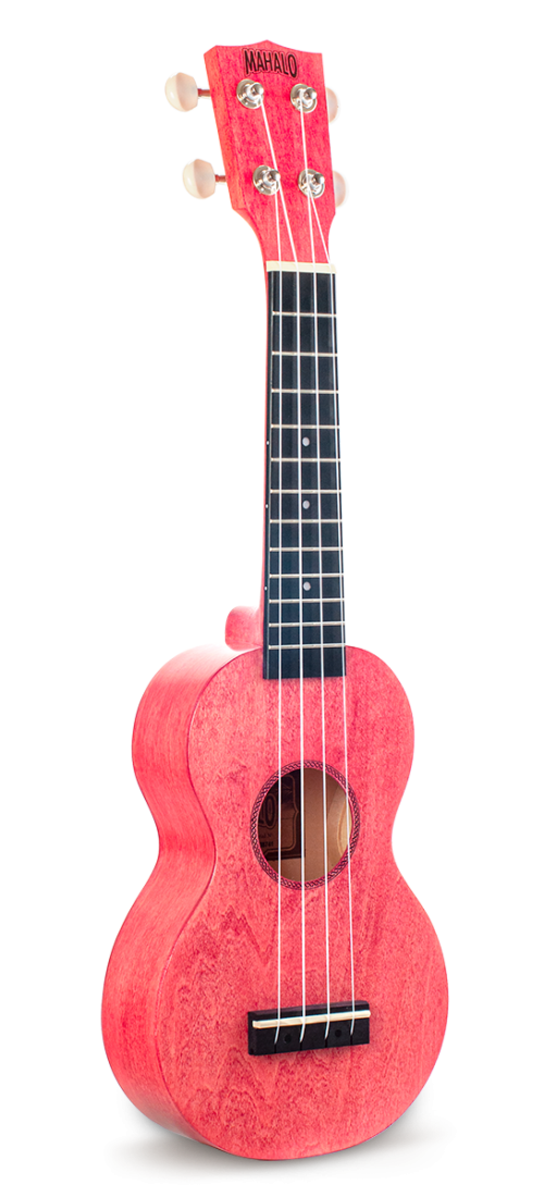 Mahalo Island Series Soprano Coral Pink Ukulele