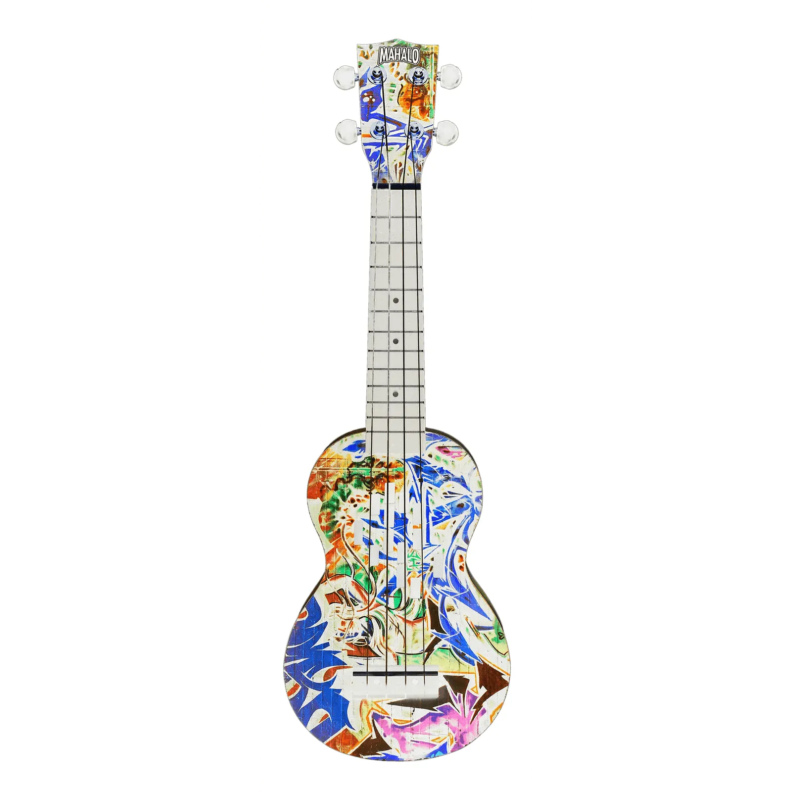 Mahalo Art II Graffiti Ukulele-Ukuleles-Mahalo-Muso's Stuff 