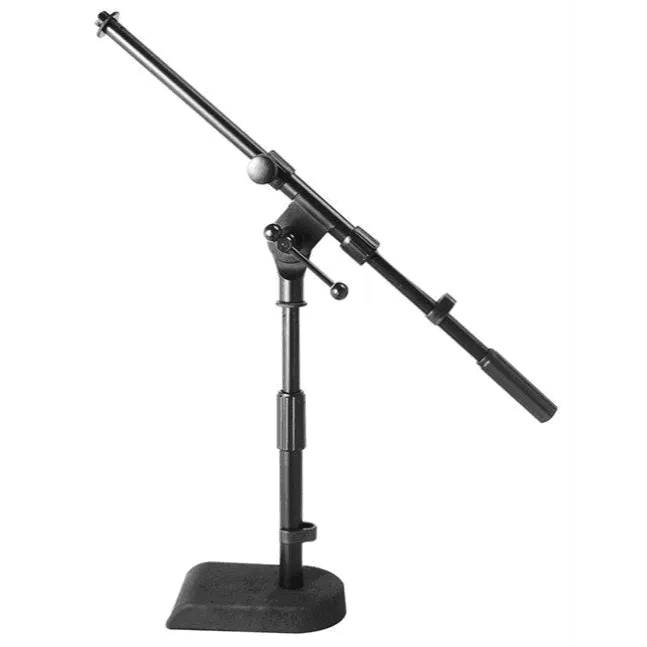 Microphone Boom Stand Small Black Height Adj 8-14 Inch-Live & Recording-On Stage-Muso's Stuff 