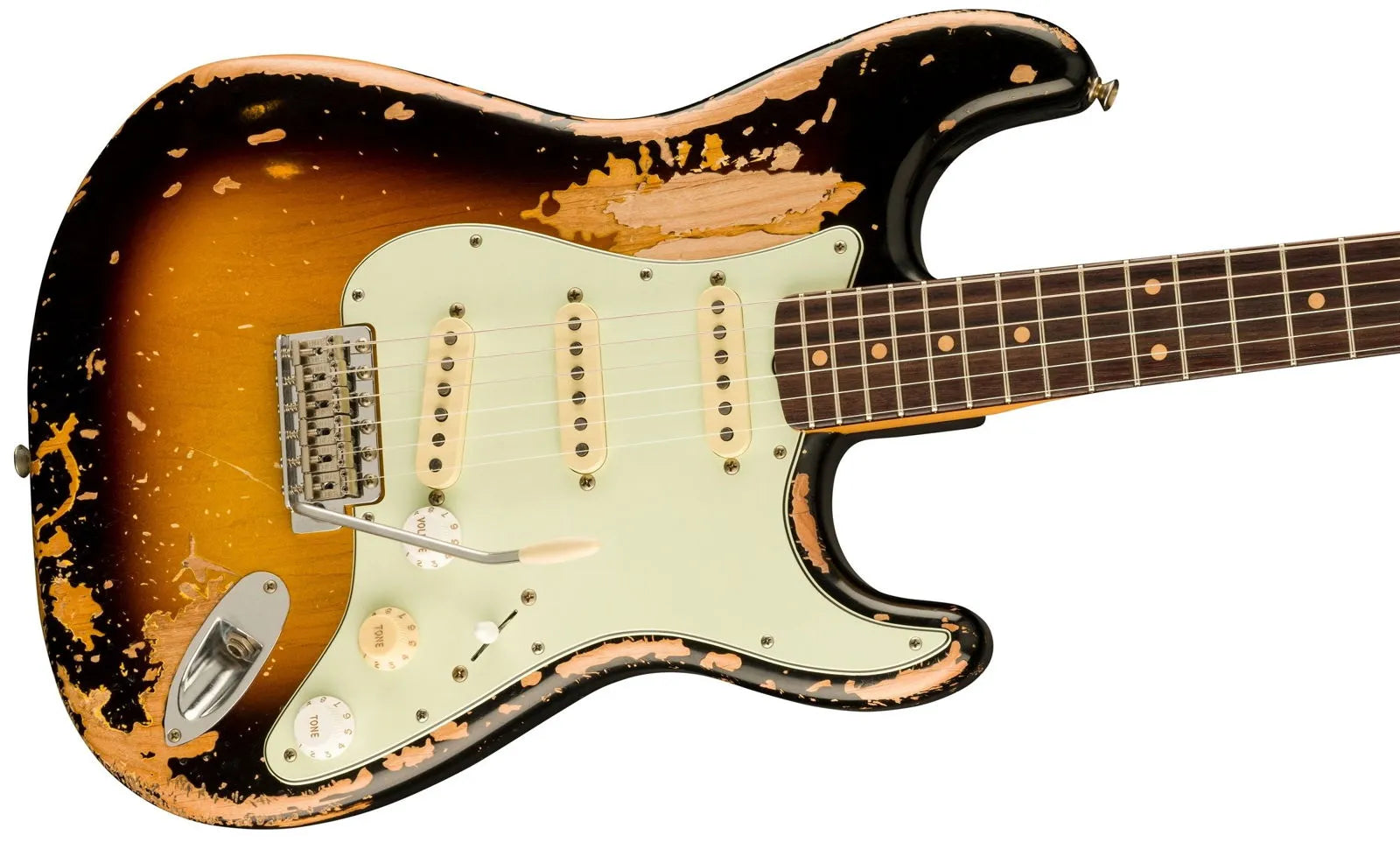 Mike McCready Strat 3TS RW includes Deluxe Brown Hardshell Case---Muso's Stuff 