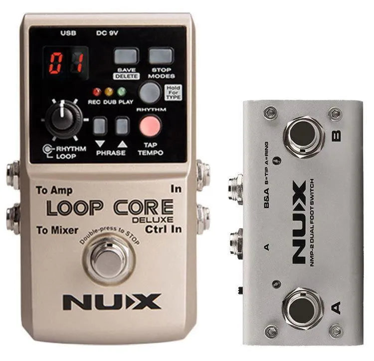 NU-X Loop Core DLX Bundle-Guitar - Effects Pedals-NU-X-Muso's Stuff 