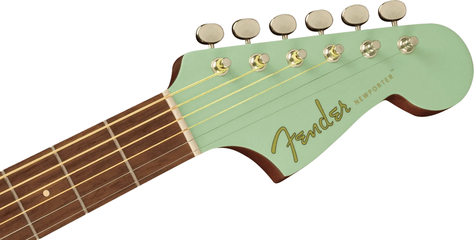 Newporter Player Walnut Fingerboard White Pickguard Surf Green---Muso's Stuff 