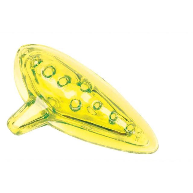 Ocarina Plastic Transparent Yellow-Drums & Percussion - Percussion-CPK-Muso's Stuff 