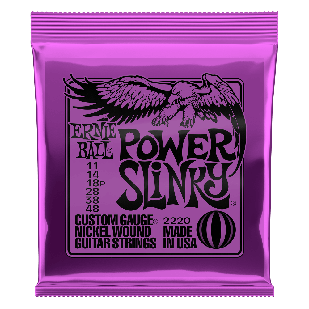 Power Slinky Nickel Wound Strings - Electric Guitar 11-48 Gauge