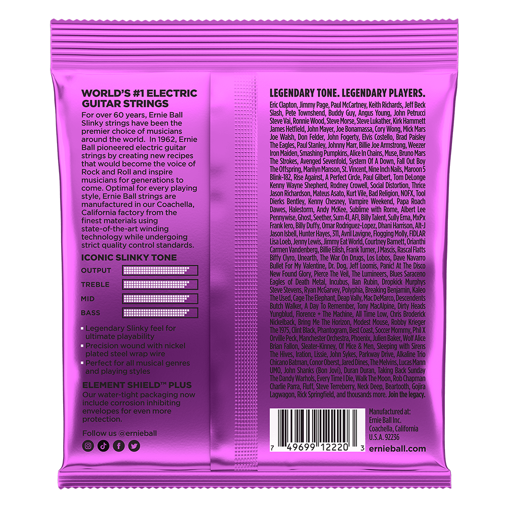 Power Slinky Nickel Wound Strings - Electric Guitar 11-48 Gauge