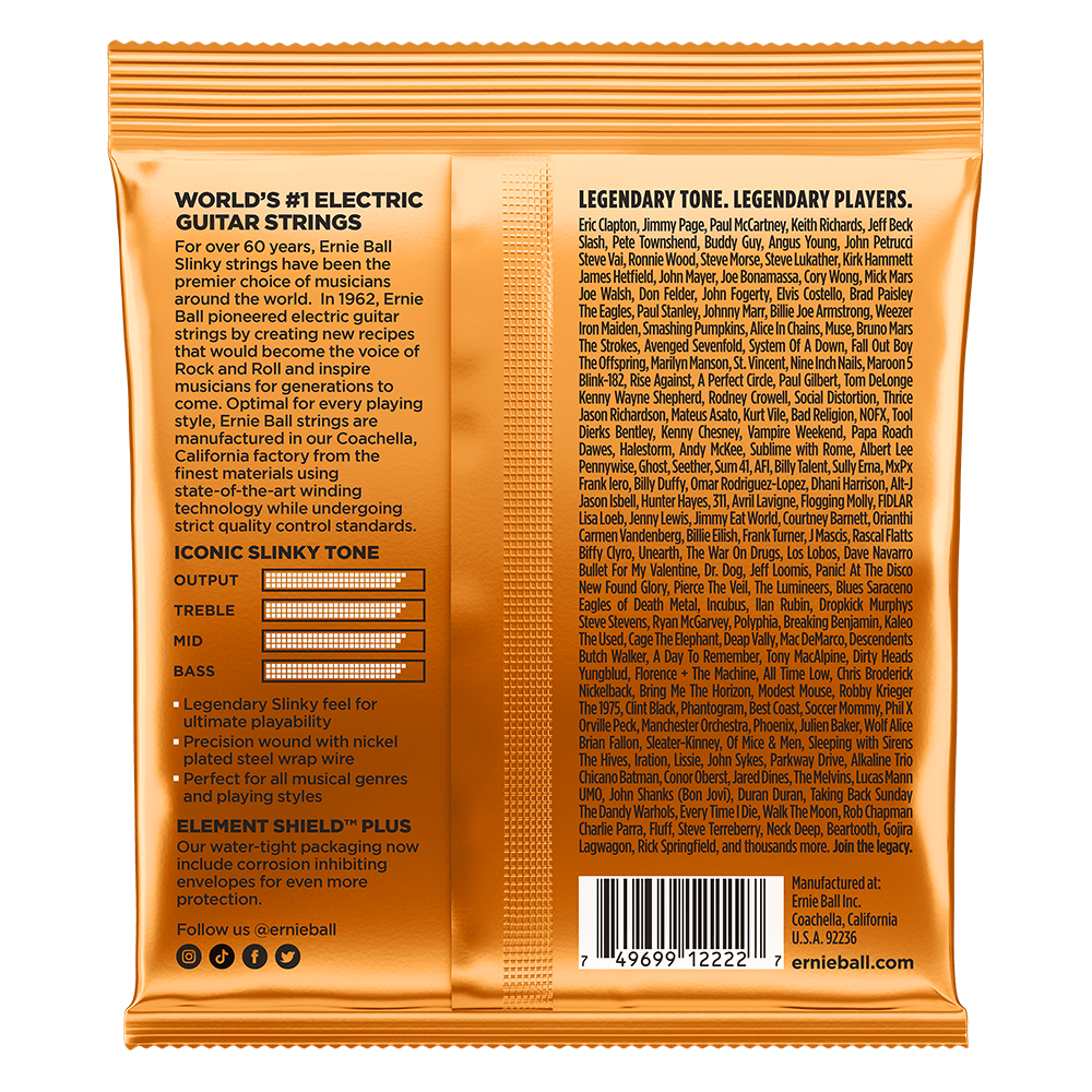 Hybrid Slinky Nickel Wound Strings - Electric Guitar, 9-46 Gauge