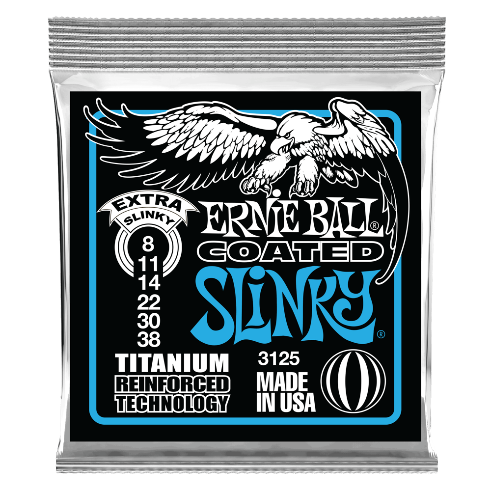 9-46 Hybrid Slinky Coated Titanium RPS Electric Guitar Strings
