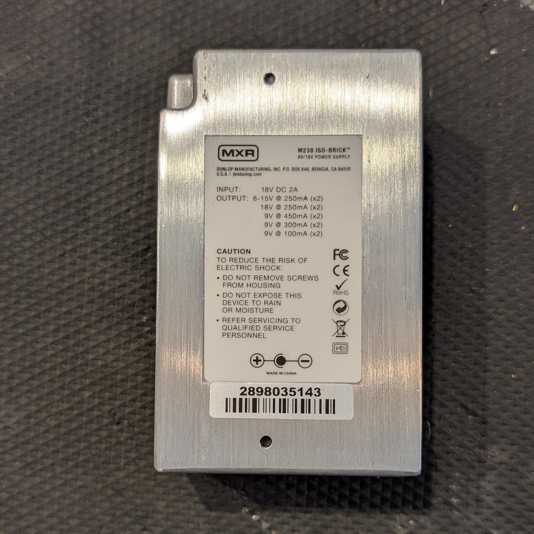 Secondhand MXR ISOBRICK Power Supply