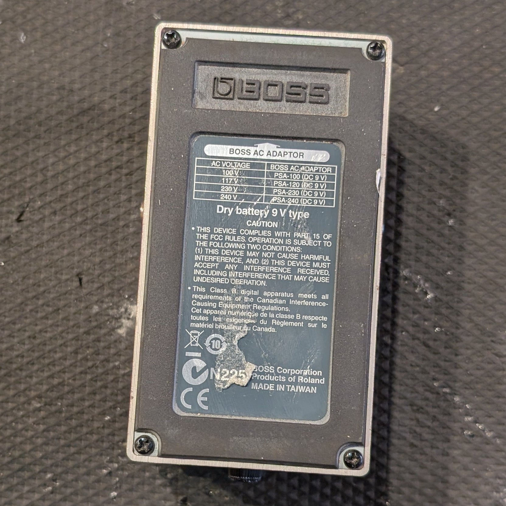 Secondhand Boss 63 Fender Reverb Pedal