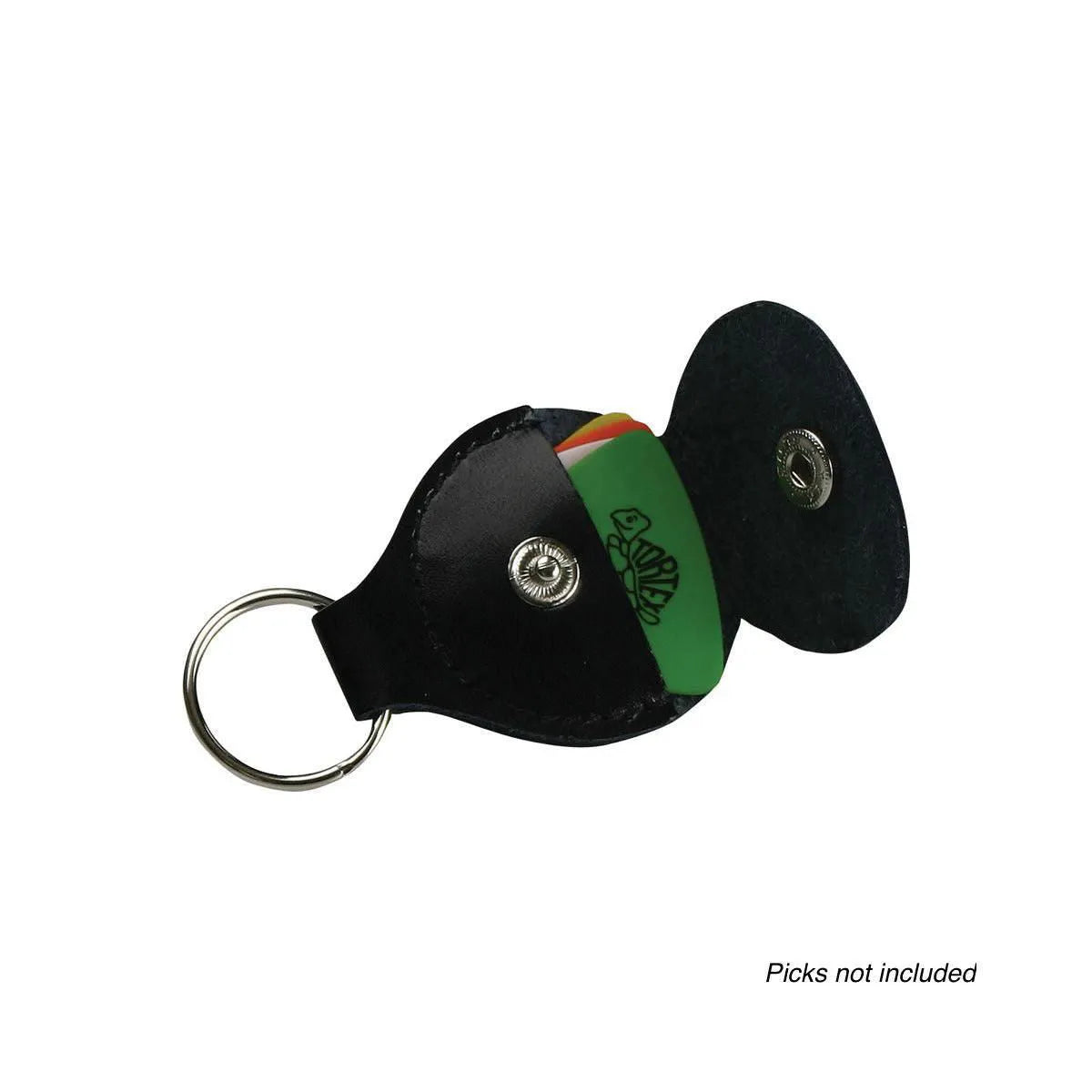 Pick Holder Keyring Leather-Guitars - Picks-Jim Dunlop-Muso's Stuff 