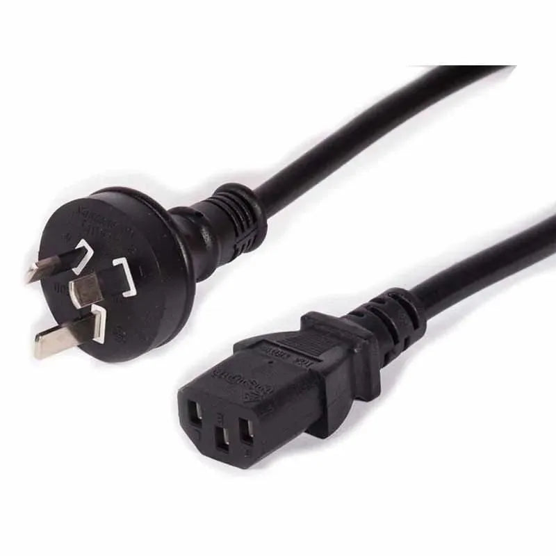 Power Lead 10 Amp Black-Accessories - Cables & Adaptors-IEC-Muso's Stuff 