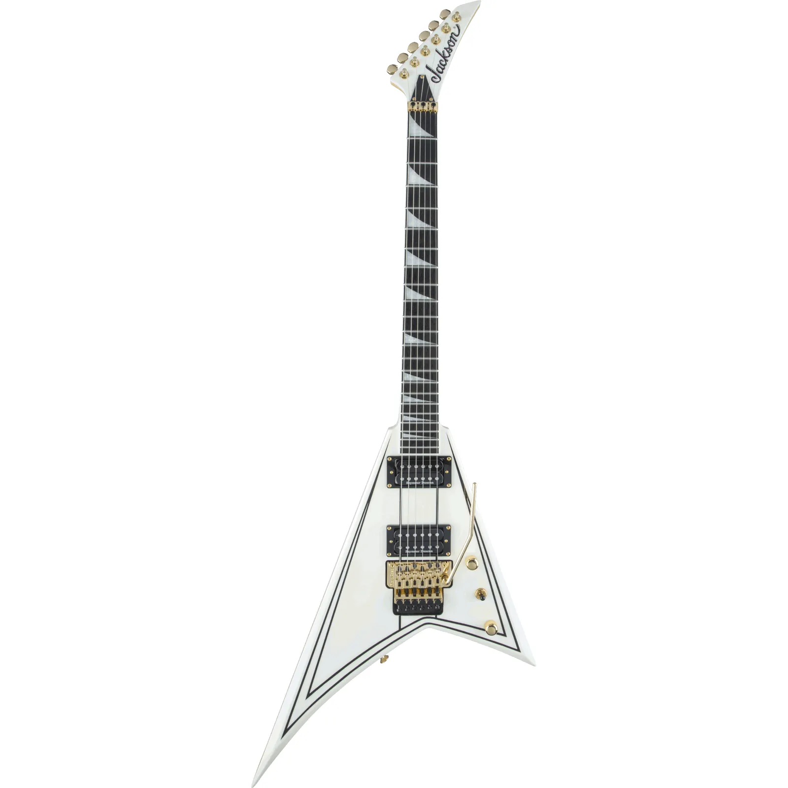 Pro Series Rhoads Rr3 Ebony Fingerboard Ivory With Black Pinstripes-Guitars - Electric-Jackson-Muso's Stuff 