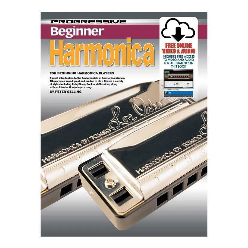Progressive Beginner Harmonica Book 1-Print Music-Pro-Muso's Stuff 