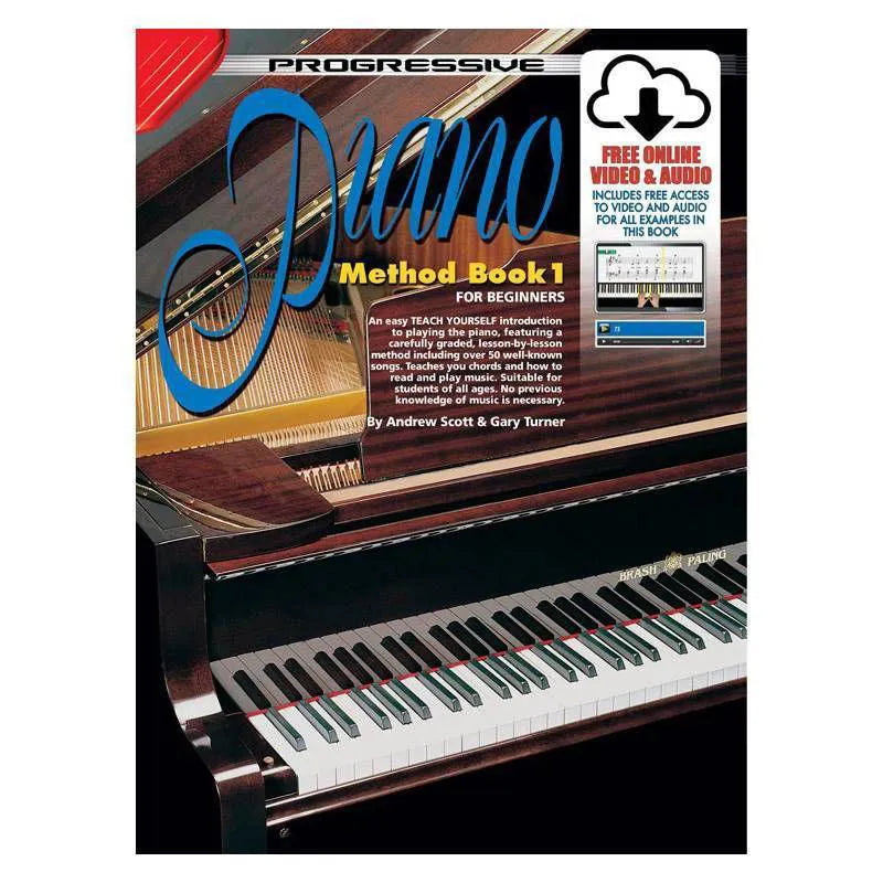 Progressive Piano Method Book 1-Print Music-Pro-Muso's Stuff 