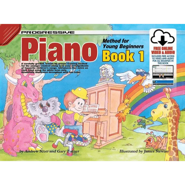 Progressive Young Beginner Piano Book 1-Print Music-Pro-Muso's Stuff 
