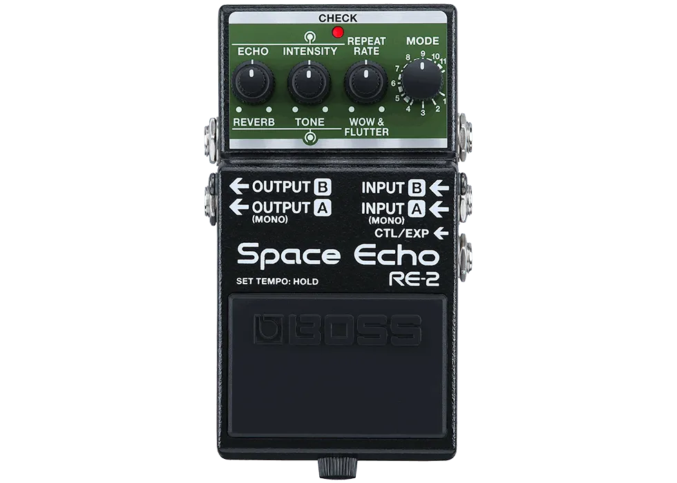 RE-2 Space Echo Pedal-Guitar - Effects Pedals-Boss-Muso's Stuff 