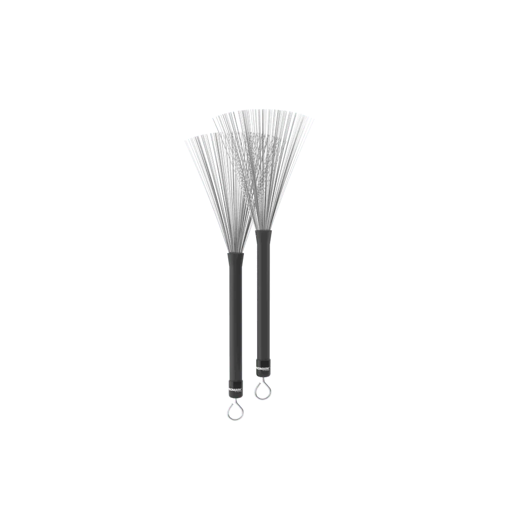 Promark - Tb3 Jazz Brushes W/Rubber Handle Telescopic Wire-Drums & Percussion - Sticks & Mallets-Promark-Muso's Stuff 