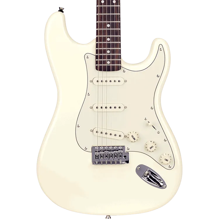 SC Vintage White Electric Guitar---Muso's Stuff 