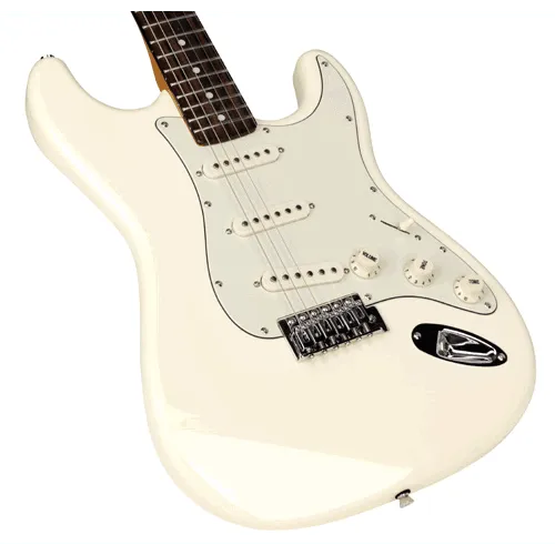 SC Vintage White Electric Guitar---Muso's Stuff 