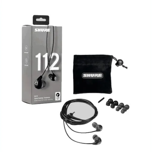 SE112GR In-Ear Earphones Grey-Live & Recording-Shure-Muso's Stuff 