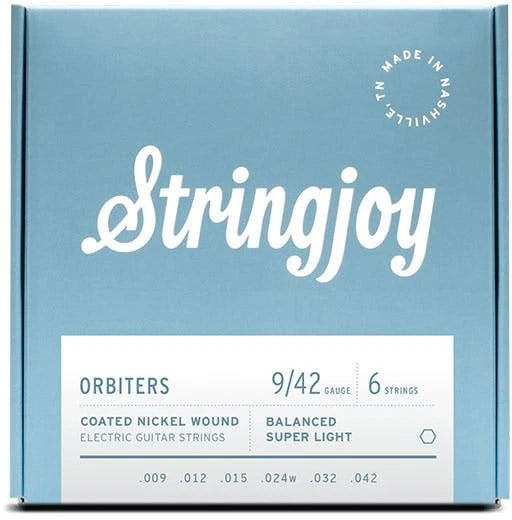 Orbiters | Balanced Super Light Gauge (9-42) Coated Nickel Wound Electric Guitar Strings