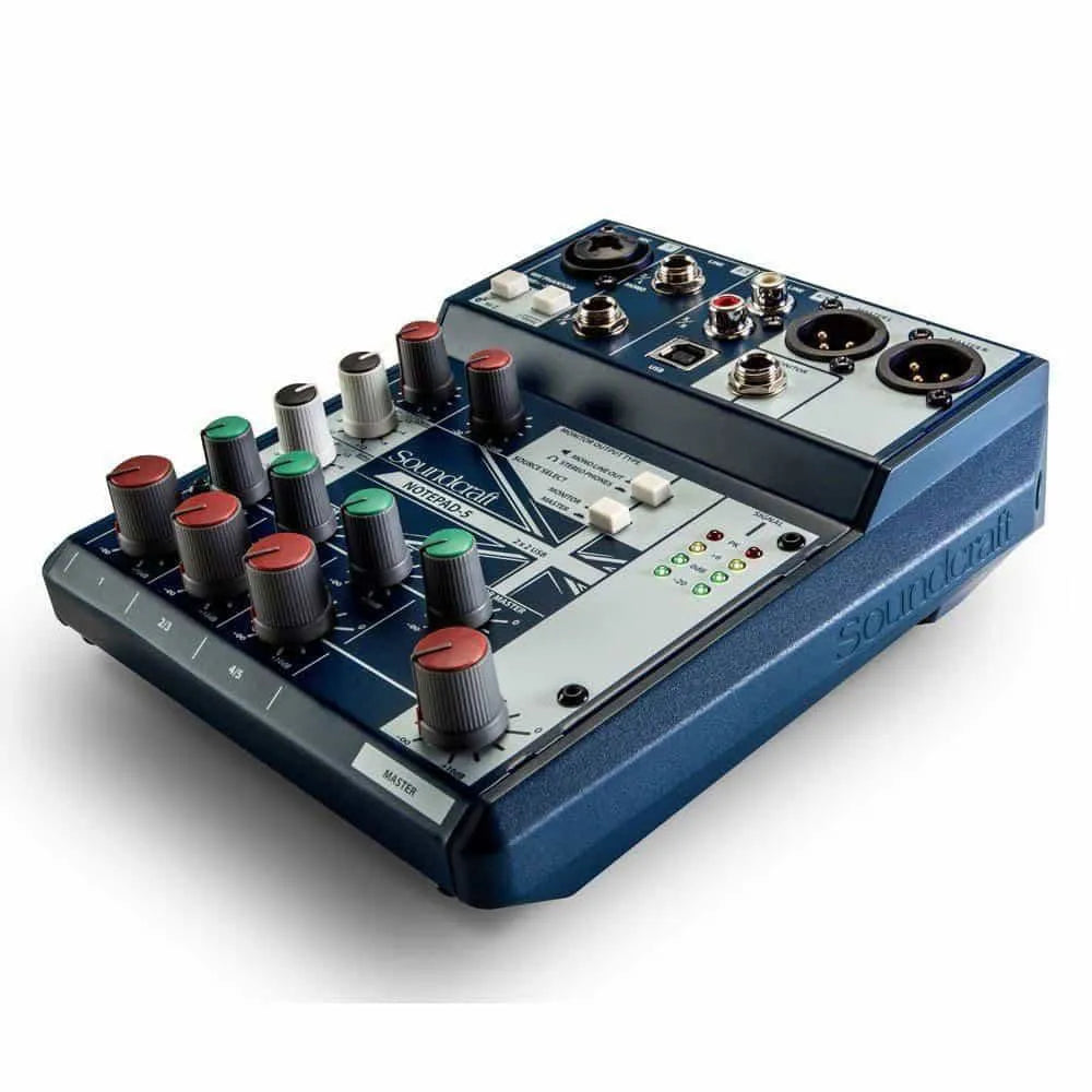 Soundcraft Notepad-5 Small-format Analog Mixer---Muso's Stuff 