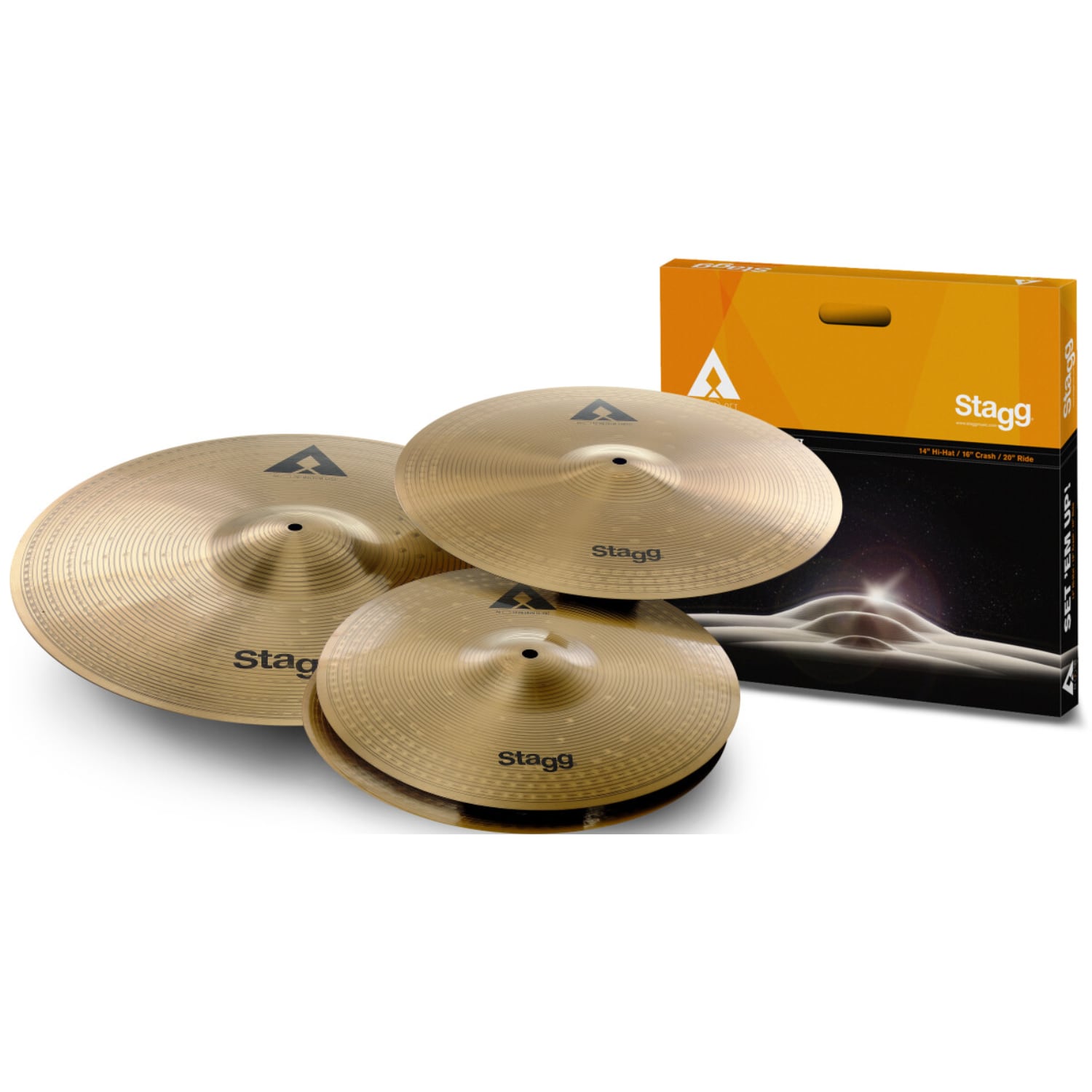 Stagg Cymbal Set 14 16 20