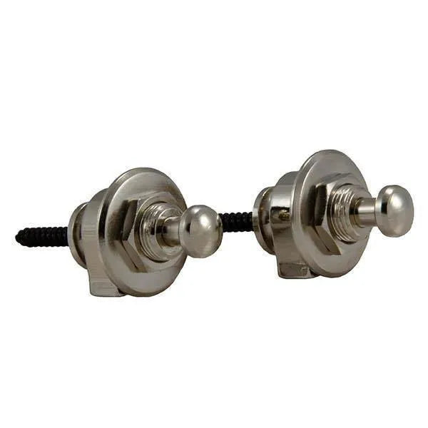 Strap Lock End Pins Nickel Pair-Guitars - Parts and Accessories-Grover-Muso's Stuff 