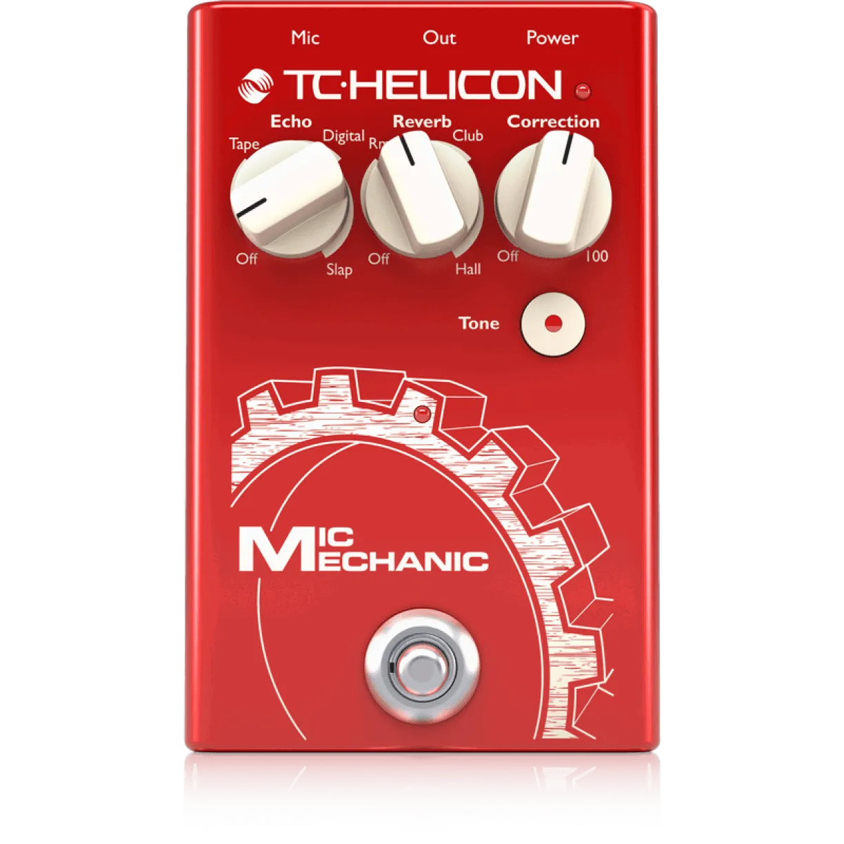 TC Helicon - Microphone Mechanic 2 - Ultra-Simple Battery-Powered Vo-Guitar - Effects Pedals-TC Helicon-Muso's Stuff 
